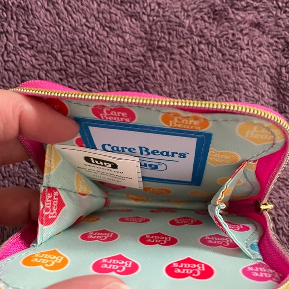 Care Bears x Lug Coin Pouch - Pink Cheer Bear NEW - Picture 3 of 4